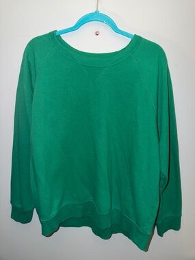 Green Crewneck Women's Sweater